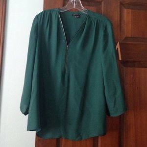 Green dressy top