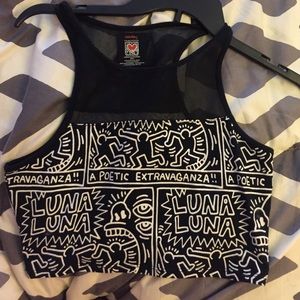 f21  Keith Haring crop top