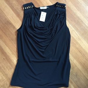 Calvin Klein Black Jersey top