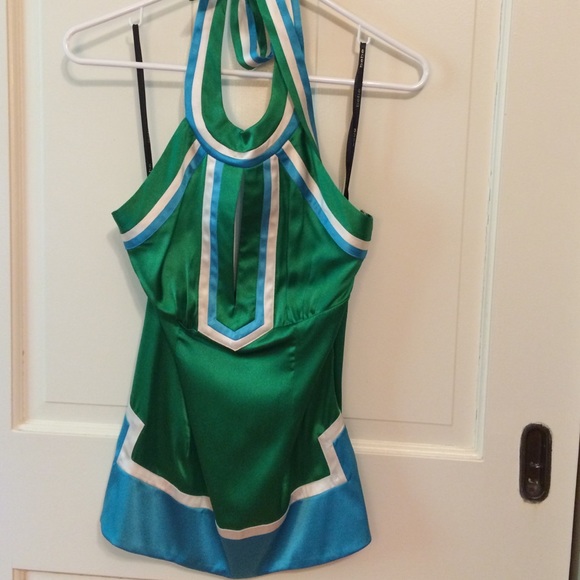 Summer green Bebe top