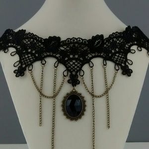 Romantic lace chocker necklace