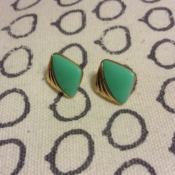 Mod cloth earrings