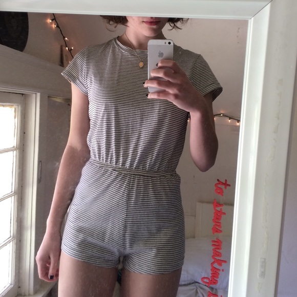 American apparel tshirt romper