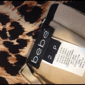 Cheetah print Bebe skirt