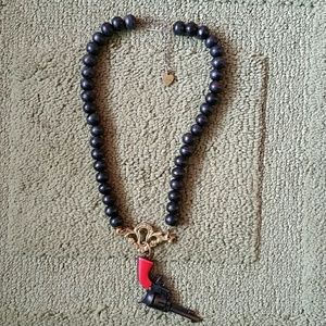 Vintage Mexx Victory Gun Pistol Necklace
