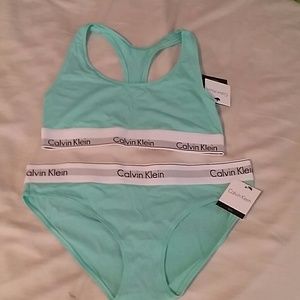 Calvin Klein Bralette and Bikini Bottom
