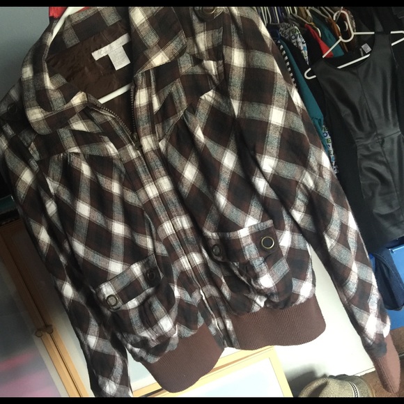 Charlotte Russe Flannel Jacket size L