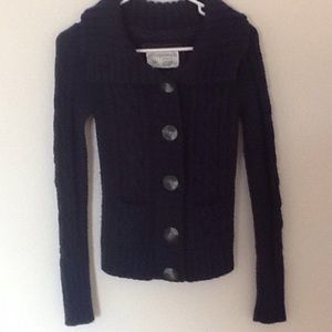 Dark blue aeropostale knit sweater