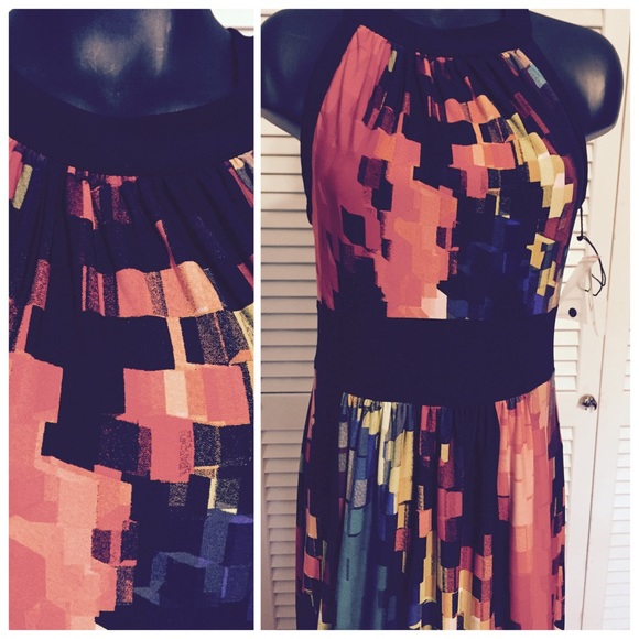 Ronnie Nicole U shaped neck Maxi Dress - Picture 2 of 4