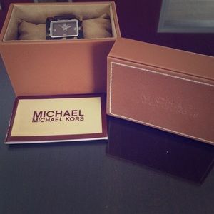 MICHAEL KORS tortoise watch