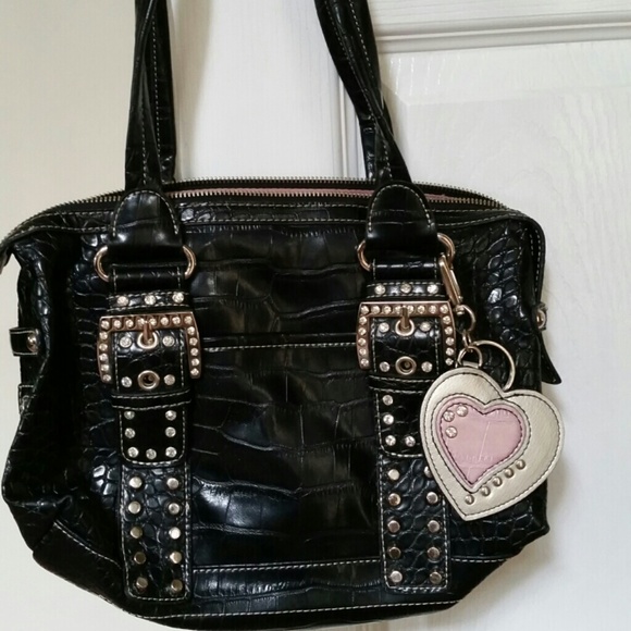 Kathy van Zeeland black medium sized purse