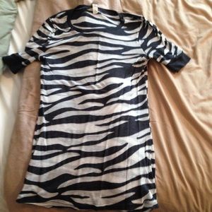Zebra striped shirt from buckle