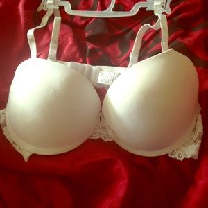 White Lace Bra 38C