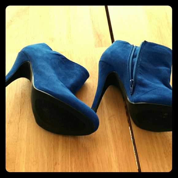 Blue boots