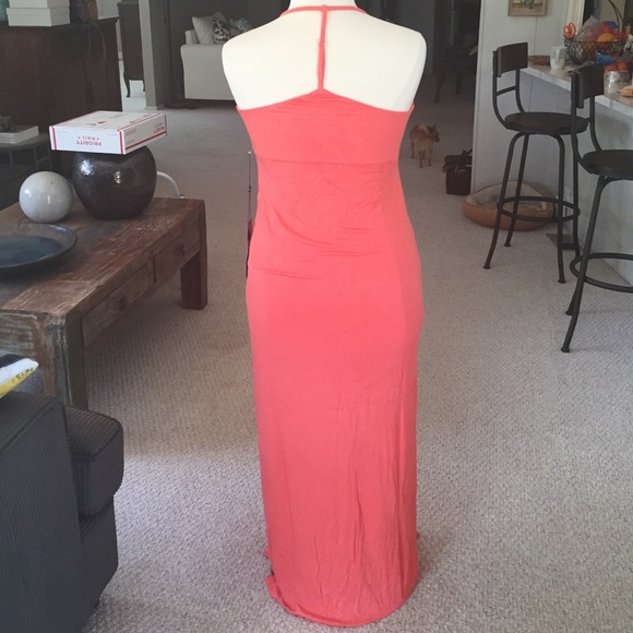🚫SOLD IN BUNDLE🚫 Sweet, sexy coral maxi dress - Picture 4 of 4