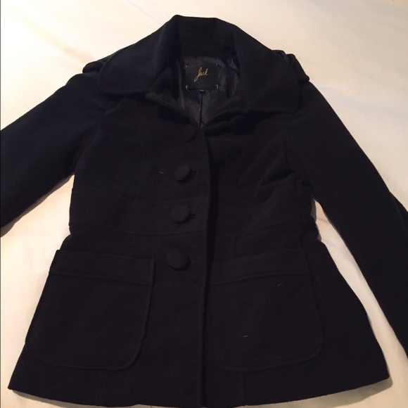 Black peacoat