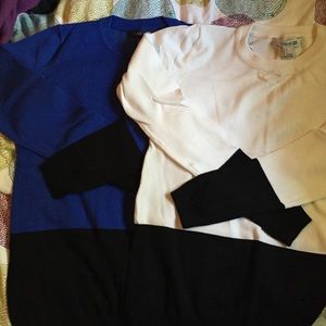 1 Two toned sweater