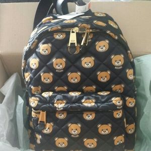 Moschino teddy bear back pack Hard to locate