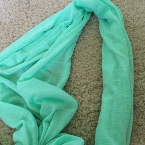 Mint green fashion scarf