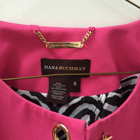 Dana Buchman Hot Pink spring blazer - Picture 2 of 3