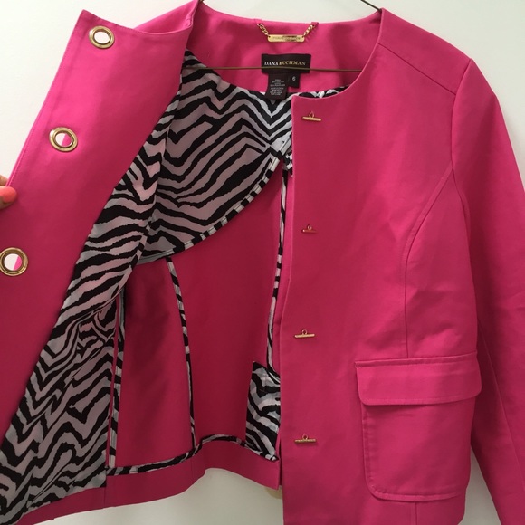 Dana Buchman Hot Pink spring blazer - Picture 3 of 3