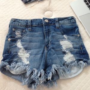 High waisted Jean shorts! XS