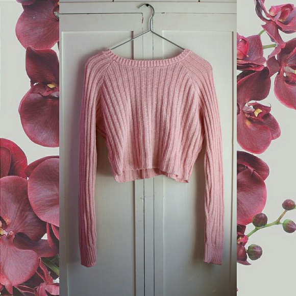 Boohoo Sweaters - Boohoo | Pink Knit Cropped Sweater |