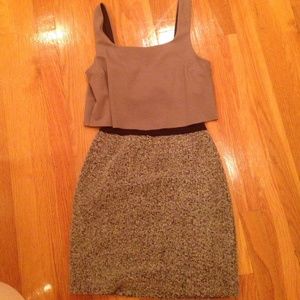 Bailey 44 double layered boucle dress