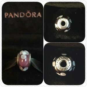 Authentic Pandora Purple Flowers For You