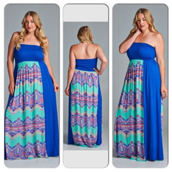 Brand New Tube Top Maxi Dress - Picture 3 of 4