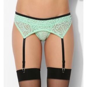TWO PIECES! For Love and Lemons Garter+Thong
