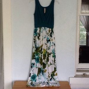 Fab Foliage Maxi Dress