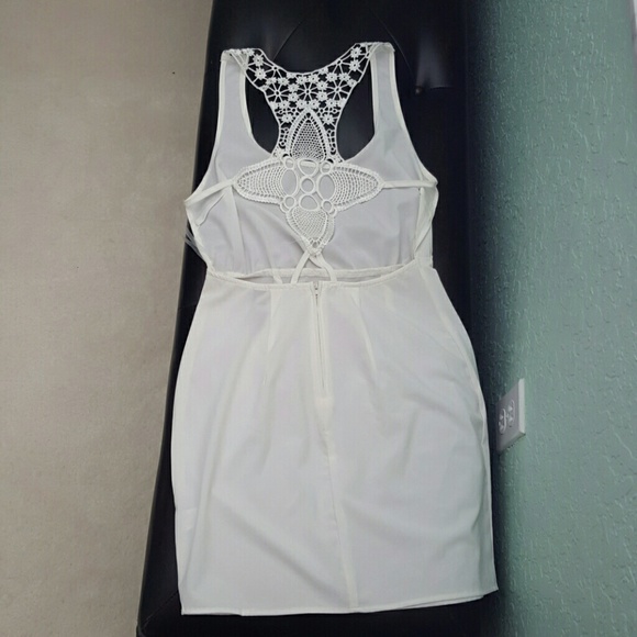 Nasty gal Backless dress with crochet detail