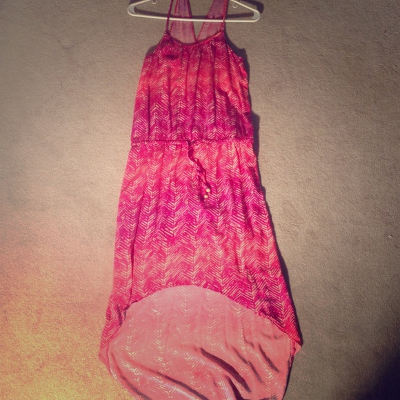 A high-low dress. Size -small