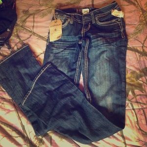 Dark wash jeans