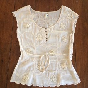 Deme & Esyllte Cotton Silk Blouse.