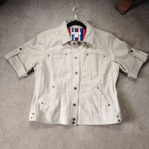 Coldwater Creek Short Sleeved Jacket Size P14