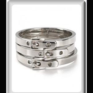 Michael Kors buckle rings