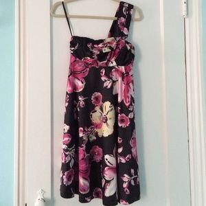 The Limited flower print one strap dress size 0
