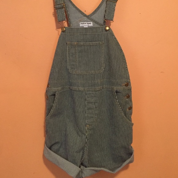 Striped Denim Short-All