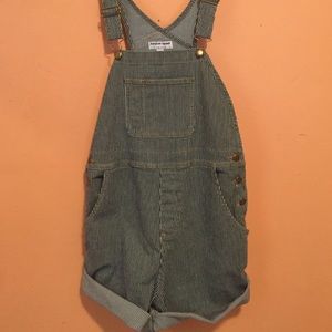 Striped Denim Short-All