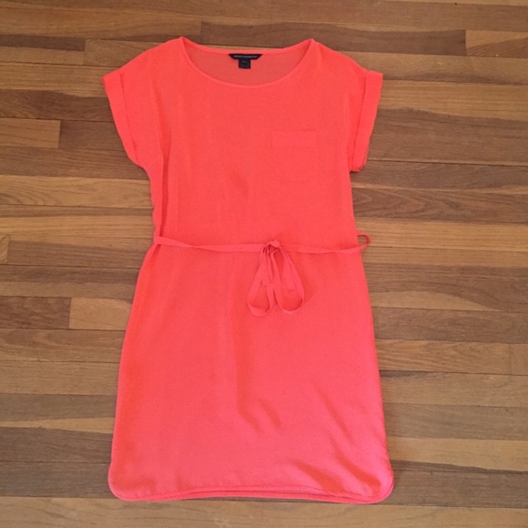 Silk Coral French Connection dress