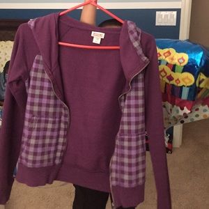 Purple squared sweater