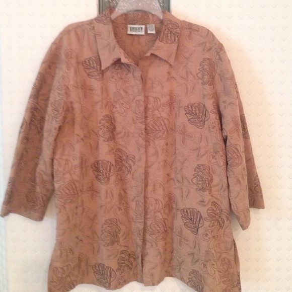 Chicos Design jacket with matching  pants size 3