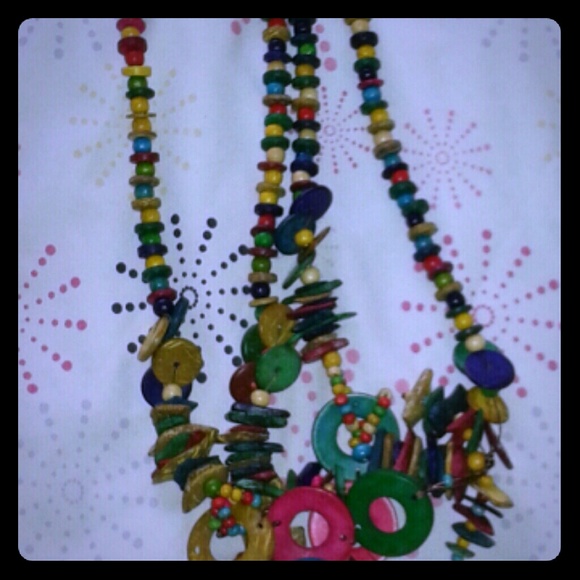 Multicolored necklace.  $5/ each