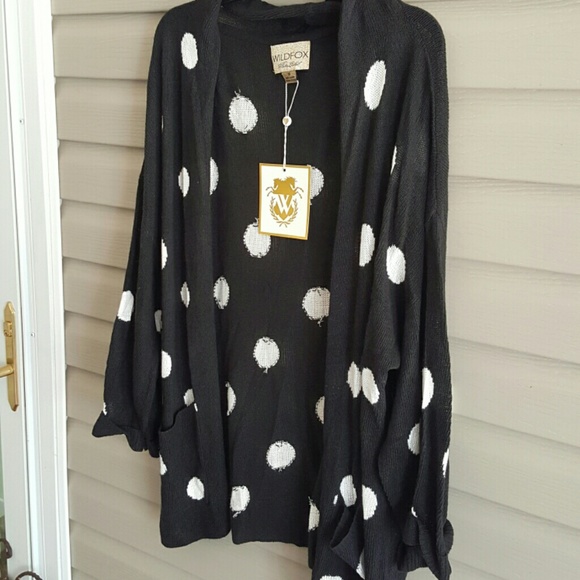 SOLD!!! NWT Wildfox M White Lable Cardigan - Picture 4 of 4