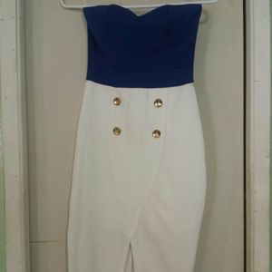 Sailor Inspired Cocktail Dress