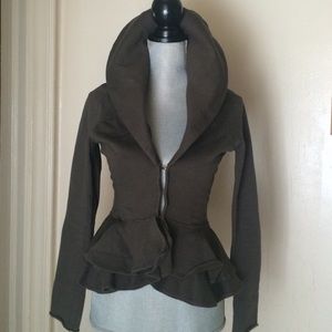 Ralph Lauren Rugby fitted peplum sweater