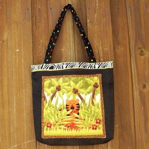 Dot Carrico Handmade Tote - Tigre
