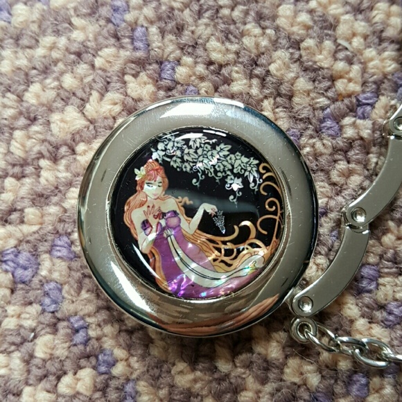 Purse Hook with  key chain - Picture 2 of 3